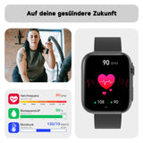 1 x RAW Customer Returns BingoFit Smartwatch Women Men with Telephone Function, 1.91 Inch AMOLED Touchscreen Fitness Tracker, Fitness Watch with Heart Rate Monitor Sleep Monitoring Blood Pressure SpO2, 100 Sports Modes Smartwatch for Women  - RRP €30.24