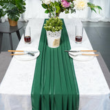 3 x Brand New Chiffon Table Runner Dark Green  - RRP €27.18