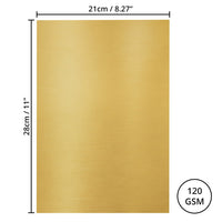 1 x RAW Customer Returns Belle Vous Shiny Paper Gold Pack of 50 - 28 x 21cm 120gsm Premium Card Paper A4 - Glitter Paper for Crafts for Scrapbooking, DIY Projects, Wedding Party Decorations and Card Making - RRP €12.48