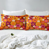 1 x RAW Customer Returns Homemissing 60S 70S Groovy Bedding 200x200cm Retro Hippie Flower Duvet Cover Vintage Boho Plant Floral Duvet Cover Botanical Blossom Colorful Duvet Cover - RRP €46.16