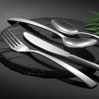 6 x RAW Customer Returns WUJO cutlery set, cutlery made of stainless steel, 30-piece silver cutlery set including knife, fork, spoon, tea coffee spoon, cutlery for 6 people, mirror polished, dishwasher safe - RRP €125.94