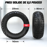 1 x RAW Customer Returns 1PZ FM8-S27 10 inch Off-Road Electric Scooter Solid Tire 10 x 2.70-6.5 inch Solid Replacement Tire for UrbanGlide E-CROSS PRO, All Road 5, E-CROSSE MAX 1 x Tire 1 x Lever  - RRP €32.4