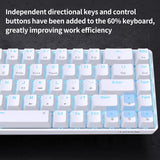 1 x RAW Customer Returns Dierya TMKB T68se Gaming Mechanical Keyboard, 60 Percent Keyboard with Red Linear Switch, Ultra-Compact Mini 68 Keys Anti-Ghosting, Type-C Data Cable, US Layout for PC Windows Gamer Typist - RRP €29.99