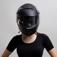 1 x RAW Customer Returns Westt Motorcycle Motocross Helmet with Double Visor and Sun Visor for Men and Women, Tourism, Racing, Scooter, Moped and Chopper, ECE DOT Certified - RRP €82.14