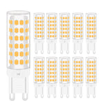 1 x RAW Customer Returns TIAFELNGLY G9 LED warm white 7W warm white LED lamps G9 LED bulbs, replacement for 50W 60W 65W halogen lamp, 360 beam angle G9 LED bulb, pack of 10 - RRP €24.99