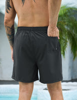 1 x RAW Customer Returns KBVOT Men s Compression Lined Swimwear, 2 in 1 Men s Quick Dry Lightweight Swim Shorts Swim Trunks for Beach Surfing Swimming Casual - RRP €26.99