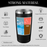 9 x Brand New Hestya Thank You Gift for Dad Coffee Mug Made of Stainless Steel Sei il Migliore Pap del Mondo Thermal Mug with Lid and Straw Thank You Gift Idea for Father Father s Day 600 ml  - RRP €183.6