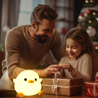 1 x RAW Customer Returns YuanDian Dodo Duck LED Night Light - Cute Silicone Duck Lamp for Bedroom, Living Room - Rechargeable, Touch Sensor Bedside Lamp - RRP €21.0