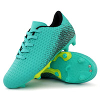 1 x RAW Customer Returns Hawkwell Unisex Kids Football Boots Training Shoes for Boys and Girls, Green, 33 EU - RRP €58.8