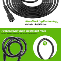 1 x RAW Customer Returns Stone Banks High Pressure Washer Hose Jet Wash Extension Hose, 33 10M M22 Female Thread Replacement Hose with M22 Male Thread Connector Compatible with K rcher Standard M22-14 Connection - RRP €28.27