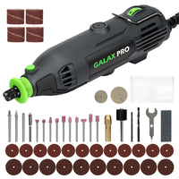 1 x RAW Customer Returns GALAX PRO Mini Grinder Rotary Tool, 135W Multifunctional Tool, with 48 Accessories, 7 Variable Speed Settings 8000-35000 RPM for Creative Projects or DIY Work - RRP €23.99