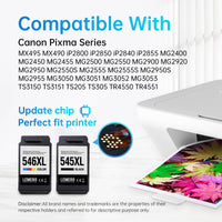 1 x RAW Customer Returns Lemero 545XL 546XL Cartridges Compatible for Canon Printer Cartridges 545 546 XL Multipack PG-545 CL-546 for Canon Pixma MX495 TS3350 TS3150 TS3151 MG2555s MG2550s MG3050 MG3051 MG2950 TR4551 - RRP €37.99