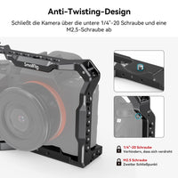 1 x RAW Customer Returns SMALLRIG A7III - Lightweight Cage for Sony A7 III A7R III A9-2918 - RRP €65.35