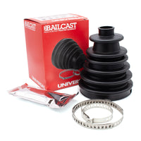 1 x RAW Customer Returns Bailcast CVS18 Universal Split Constant Velocity Joint Boot Replacement Kit, Black - RRP €29.48