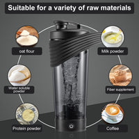 1 x RAW Customer Returns flintronic Protein Shaker Bottle, 800ML Electric Protein Shaker, Shaker Protein Shake, Electric Protein Shake USB Rechargeable for Gym Fitness Cup Sport -BPA Free - RRP €25.2