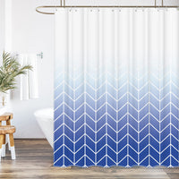 2 x RAW Customer Returns WELTRXE shower curtain made of polyester, 183 x 183 cm textile bath curtain, mildew-resistant shower curtains, washable curtain for bathtub and shower, free with 12 hooks, digital print, colorful hummingbird - RRP €27.02