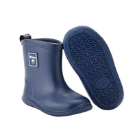 1 x RAW Customer Returns Weishuo Unisex Children s Rain Boots Waterproof Rain Rubber Boot Baby Girls, Manufacturer Size 17, 25 EU, Dark Blue - RRP €20.51