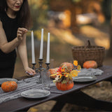 1 x Brand New Amosfun Set of 3 Table Decorations Including Artificial Pumpkin for Halloween Thanksgiving Fall Decorations Each Piece Has a Different Shape  - RRP €24.54