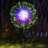 1 x RAW Customer Returns yowin garden decoration solar lights for outdoors 120 LED solar lights dandelion, 8 modes solar plug garden lighting weatherproof solar lamps fireworks for garden balcony flower boxes decoration multi-colored  - RRP €15.11