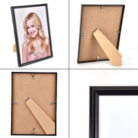 1 x RAW Customer Returns Alishomtll picture frame DIN A4 picture frame set of 5, 21 x 29.7 cm, black photo frame plastic frame for multiple pictures photos - RRP €26.48