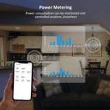 1 x RAW Customer Returns DUAL R3 WiFi Switch Intelligent, 2 Gang Switch for Garage Door, Shutters and Roller Blinds, WiFi Smart Switch with Energy Measurement Function, 3 Working Modes, Compatible with Alexa, Google Home, Siri - RRP €21.16