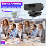 1 x RAW Customer Returns VIZOLINK W8GS Webcam 4K, HD 1080P Webcam for PC with Microphone, Autofocus, Light Correction, 85 Field of View, Privacy Cover, Plug Play, for Mac, Laptop, Zoom, Skype, Teams, Video Call and Conference - RRP €64.88