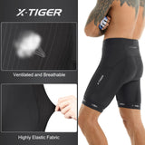 1 x RAW Customer Returns X-TIGER cycling shorts men with 5D seat pad, cycling shorts men breathable quick-drying cycling shorts with 3 pockets - RRP €32.45