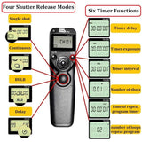 1 x RAW Customer Returns Pixel Pro LCD Intervalometer Camera Remote Shutter Timer TW283-S1 Remote Control Compatible with Sony a200 a300 a350 a400 a450 a500 a550 a560 a580 a700 a850 a900 a37 a55 a57 a65 a67 a77 a99 a99II - RRP €45.99