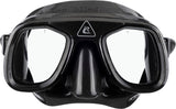 1 x RAW Customer Returns Cressi Superocchio Mask - Diving Mask of Small Size and Minimal Internal Volume Ideal for Deep Freediving, Black Silicone, Adults Unisex - RRP €33.99