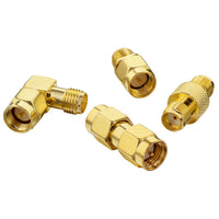 1 x RAW Customer Returns BOOBRIE 4 Pieces SMA Connector Adapter Kit SMA Male Female to SMA Male Female RF Coaxial SMA Connector for Radio Scanners, Amateur Radio Transceiver, CB Radio, FPV Drone - RRP €13.16