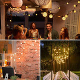 1 x RAW Customer Returns LooHome Solar String Lights Outdoor, 30 LED Crystal Balls Outdoor String Lights Warm White Waterproof IP65 8 Modes Outdoor Decoration for Garden Balcony Patio Party - RRP €9.06