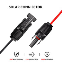 5 x Brand New SinLoon 14AWG Solar Extension Cable 1 Pair with Solar Female and Male Connectors for Solar Panel Generator Power Station 6FT  - RRP €132.0