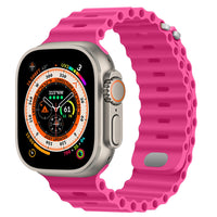 1 x RAW Customer Returns HITZEE Compatible with Apple Watch Strap 49mm 45mm 44mm 42mm, Soft Silicone Band with Buckle Compatible for Apple Watch Ultra 2 Ultra Series 9 8 7 SE 6 5 4 3 2 1, Pink - RRP €13.99