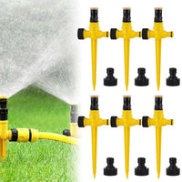 1 x RAW Customer Returns Pack of 6 lawn sprinklers, 360 rotating garden sprinkler, garden sprinkler, adjustable water sprinkler, water sprinkler adjustable irrigation system, garden lawn sprinkler, multifunctional garden sprinkler - RRP €15.12