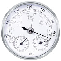 1 x RAW Customer Returns Analogue weather station, analogue weather station for indoor and outdoor use. Consists of barometer, thermometer and hygrometer, suitable for garden, bedroom, outdoor, easy to read - RRP €26.21