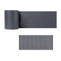 1 x RAW Customer Returns iFence 650g m privacy strip 35 meters x 19 cm, 24 clips - 35 m, anthracite  - RRP €35.28