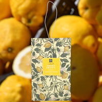 9 x Brand New Set of scented sachets, scented bags for hanging, scented sachets for drawers, cupboards, wardrobes, coat hangers, suitcases, cars, in jungle design, mix of 4 scents 9 x 14.5 cm, Sweet Fruity, 4  - RRP €92.34