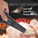 1 x RAW Customer Returns Poultry Plucking Machine Chicken Plucking Machine Rechargeable Electric Feather Removal Cone Head Made of Stainless Steel - Easy and Clean for Removing Feathers for Chickens Ducks Turkeys Black  - RRP €45.37