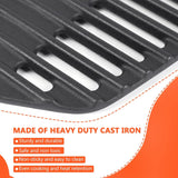 1 x RAW Customer Returns Denmay 7644 32cm x 21.6cm Grill Grate Cast Iron Replacement Parts Accessories Fits Weber Q100, Q1000, Q120, Q1200, Q140, Q1400 Gas Grill, Grill Grate Replacement Parts, 2 Pack - RRP €37.01