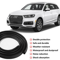 1 x RAW Customer Returns Car door seal 6 meters, universal rubber seal EPDM sealing profile weather protection vehicle sound insulation edge protection profile with seal at the top for cars, boats, mobile homes, trucks and more - RRP €20.99