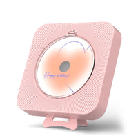 1 x RAW Customer Returns Yintiny Cute Pink CD Player with Bluetooth 5.0, Rechargeable Music Player for Home Decoration, Portable Lovely Music Player, Remote Control, Support AUX in Cable and USB - RRP €39.98