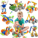 1 x RAW Customer Returns MOONTOY Construction Toys Gifts for Kids, STEM Building Kit Building Blocks Toys for Boys and Girls Construction Kit Educational Learning Toys from 4,5,6,7,8,9,10 Years Construction Set 11 Models - RRP €36.2