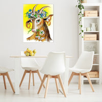 2 x Brand New Uitose Diamond Painting Deer, Diamond Painting Pictures by Numbers Accessories Kits Full Drill, Diamond Embroidery Painting for Wall Decor Children Adults - RRP €19.52