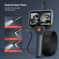 1 x RAW Customer Returns DEPSTECH Endoscope Camera with Light, 5 Inch IPS Screen Dual Lens Endoscope, Channel Camera, Inspection Camera, Pipe Camera, Snake Camera, 6 1 LEDs 32G Card IP67 Waterproof Tool Box - 5M - RRP €96.79