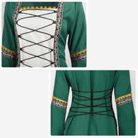 1 x RAW Customer Returns Feynman Retro Medieval Dress Gothic Palace Ladies Trumpet Sleeve Party Renaissance Costume - RRP €43.99