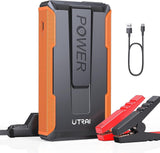 1 x RAW Customer Returns UTRAI Jump Starter Power Bank, 13200mAh 1600A Peak Current, 12V Portable Jump Starter, Battery Booster, Portable Car Jump Starter for 6.5L Petrol 5.5L Diesel - RRP €43.99