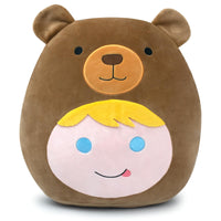 10 x Brand New Terbaik 30cm Brown Bear Plush, Bear Stuffed Squishy Animal Plush Throw Pillow Decoration Kawaii Plush Toys Gifts for Girls Boys - RRP €192.0