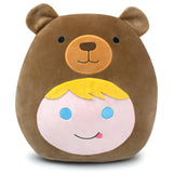 10 x Brand New Terbaik 30cm Brown Bear Plush, Bear Stuffed Squishy Animal Plush Throw Pillow Decoration Kawaii Plush Toys Gifts for Girls Boys - RRP €192.0