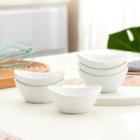 1 x RAW Customer Returns Swuut Ceramic Dip Bowls Set of 6.1.5 Oz White Dip Pinch Bowl, Soy Sauce Dishes, Mini Bowls for Charcuterie Board Sushi, Tomato Sauce, BBQ and Party Accessories White  - RRP €17.14