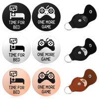 1 x Brand New Funny Decision Maker Coins, Novelty Destiny Flip Coins Coins with Keychains Hug Tokens Gifts for Gamers Game Lovers One More Game Time for Bed Rose Gold, Silver, Black  - RRP €19.2